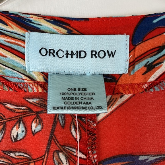 Orchid Row Floral Printed Maxi Chiffon Kimono - Picture 8 of 9